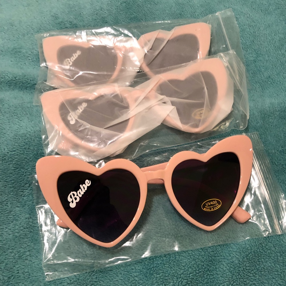 Bachelorette Babe Heart Sunglasses